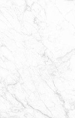 White marble texture with natural pattern for background or design art work