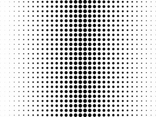 Abstract halftone dotted background. Monochrome grunge pattern with dot and circles.  Vector modern pop art texture for posters, sites, business cards, cover, postcards, labels, stickers layout.