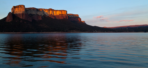 Embassament de Sau (Pantano de Sau) Vilanova de Sau, Tavertet. Osona, Catalunya.
