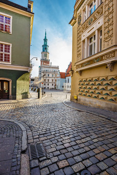 City hall in Poznan old town, Poland