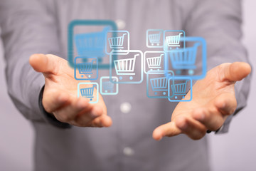 Shopping cart as part of the network in hand . The concept of Innovation in e-Commerce.