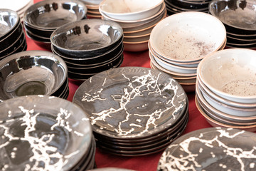 ceramic plates in groups on sale