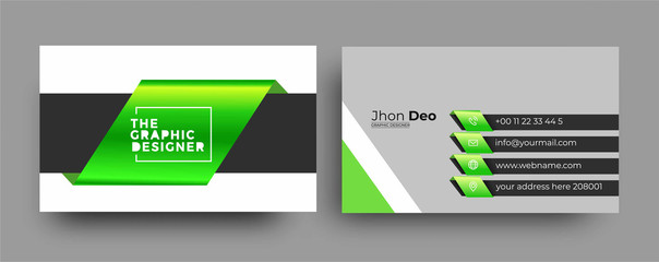 Business Card - Creative and Clean Modern Business Card Template.