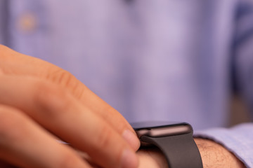  smart watch modern on hand