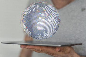 Holding Business World connection digital.