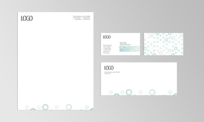 creative stationery template