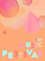 Music festival cover background.