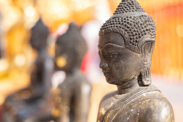 Buddha statue at Wat Phra That Doi Suthep in Chiang Mai, Thailand.