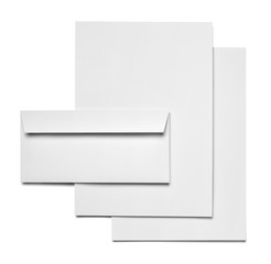 envelope letter card paper template business