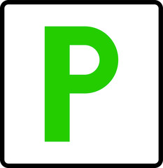 learner driver car icon