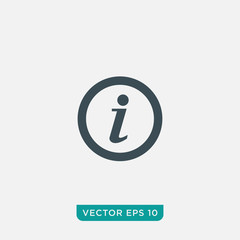 Information Icon Design, Vector EPS10