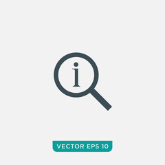 Information Icon Design, Vector EPS10