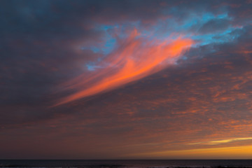 sunrise over the north sea