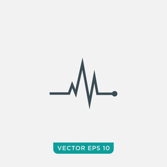 Pulse Icon Design, Vector EPS10