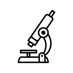 Microscope icon vector