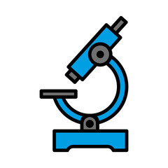 Fototapeta premium Microscope icon vector