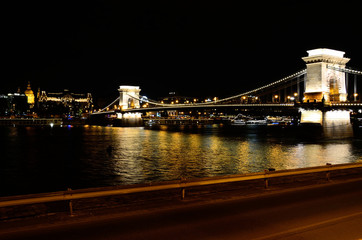 Obraz premium chain bridge in budapest