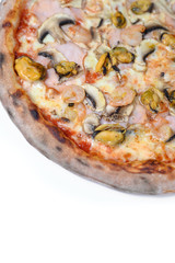 pizza with a variety of ingredients