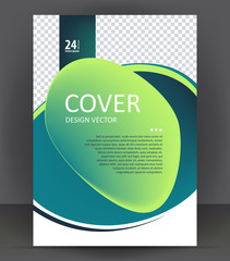 Vector brochure, flyer, magazine and cover empty template	 - 322069858