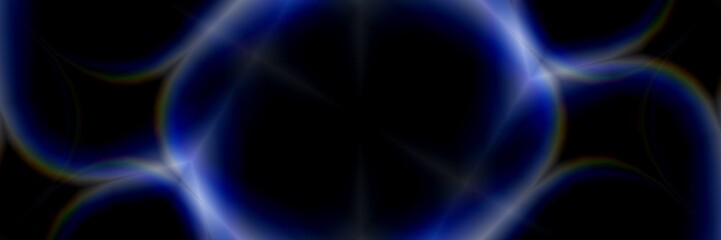 Fototapeta premium Digital art, high resolution panoramic abstract 3D objects, Germany
