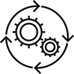 workflow icon vector illustration