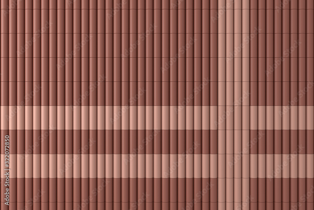Wall mural abstract background of modern tile wall. 3d rendering.