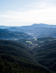 Fototapeta na wymiar Aerial view of mountains