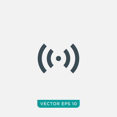 Signal Icon Design, Vector EPS10