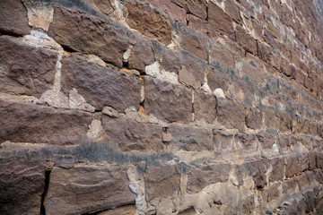 Rocky walls, old and broken