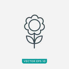Flower Icon Design, Vector EPS10