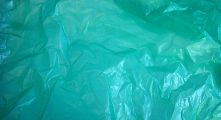 green crumpled paper background