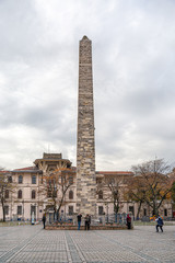 Obelisk of Constantine in Istanbul on Ahmadiyeh square