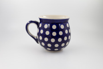 cup and saucer isolated on white