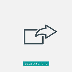 Share Icon Design, Vector EPS10
