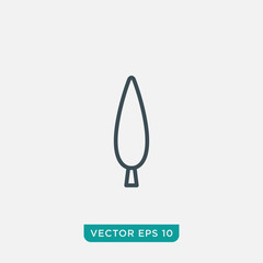 Tree Icon Design, Vector EPS10