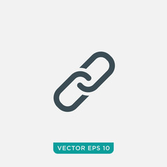 Link Icon Design, Vector EPS10