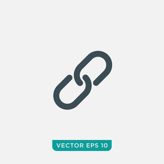 Obraz premium Link Icon Design, Vector EPS10