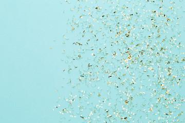 Creative layout made of christmas decor. Flat lay, top view.