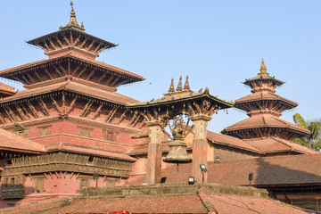 Temple of Durban square at Patan near Kathmandu in Nepal