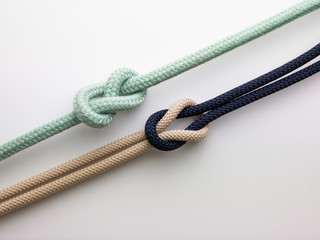 sailor knots on white background
