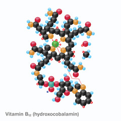 Vitamin B12 (hydroxocobalamin) Sphere