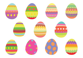 Happy easter eggs. Spring holiday
