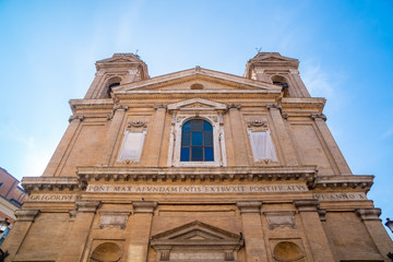 Fototapeta na wymiar The Church of Saint Athanasius in Rome, Italy.