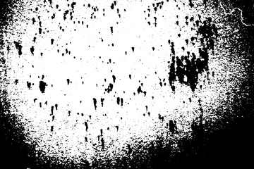 Grunge black and white. Destroyed by a monochrome background. Abstract destroyed texture