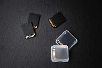 Memory cards for storing data