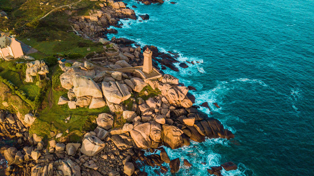 C&ocirc;te de granit rose, Perros guirec Ploumanach