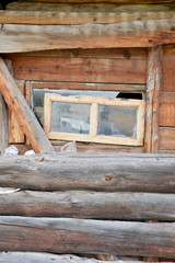old wooden building detail 