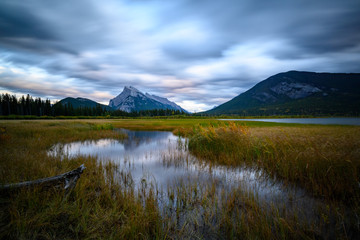 Mount Rundle in sunset light
