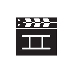 Fototapeta premium CLAPPER icon collection, trendy style