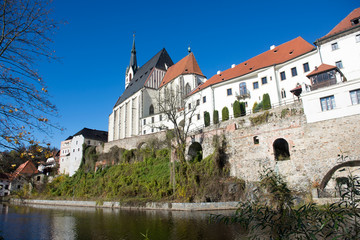 Fototapeta na wymiar St. Vitus Church, Český Krumlov, Czech Republic (Czechia)